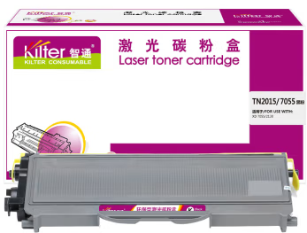 智通 TN2015/7055 粉盒 黑色 2600页(A4,5%)适用于兄弟Brother HL-2130 DCP-7055